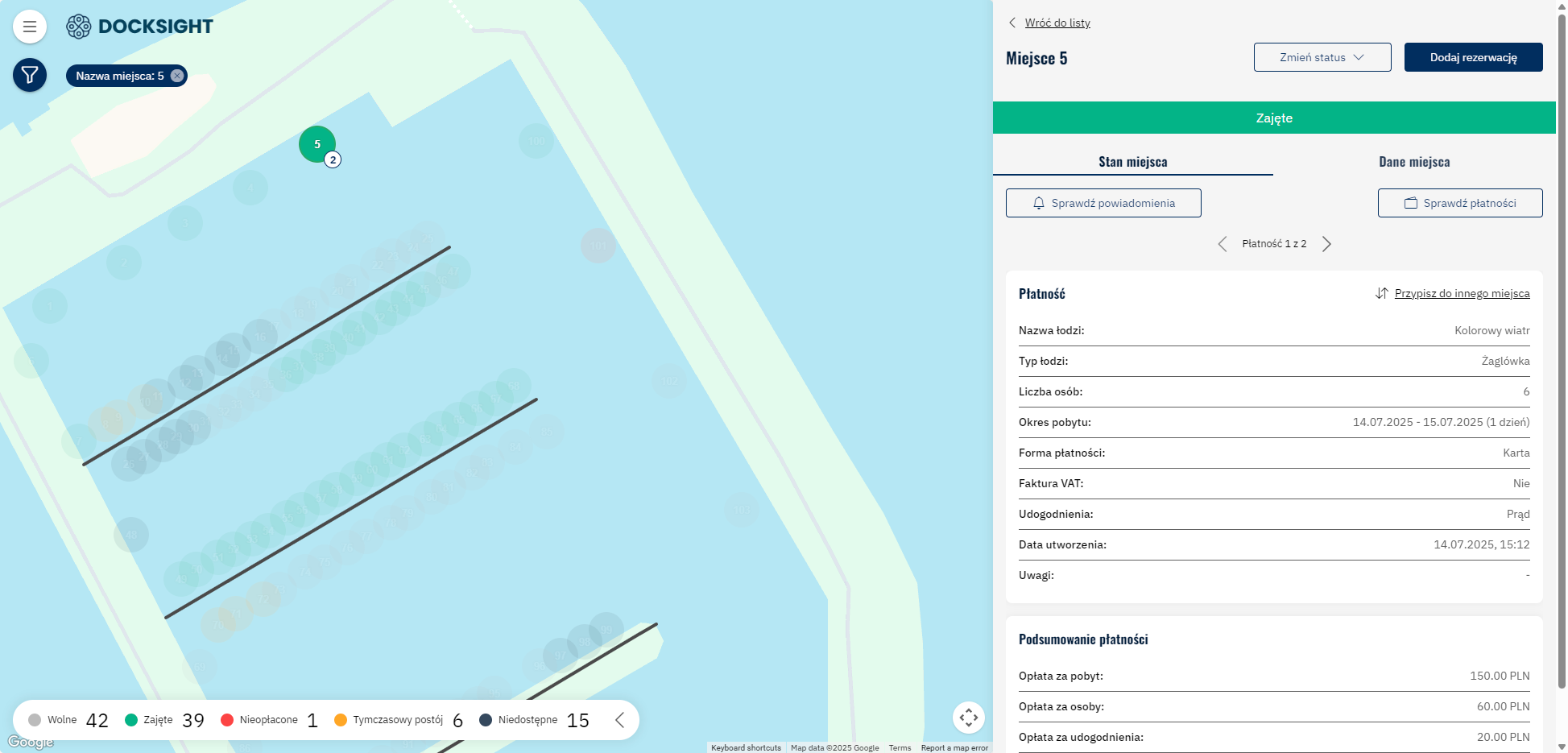 Docksight - Analityka
